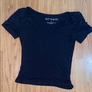 Black Crop Top
